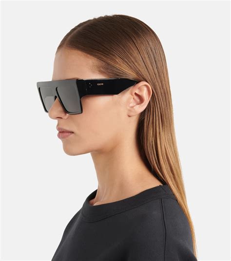 Celine flat top sunglasses black